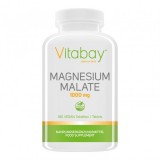 Reduceri medicale: Magneziu Malat 1000 mg - 180 Tablete, tonifiant, asimilare Calciu si consolidare a oaselor